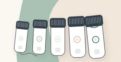 Cinco depiladoras eléctricas que representan las series Braun Silk-épil 3, 5, 7, 9 y 9 Flex
