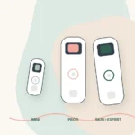Tres dispositivos IPL que representan las familias Braun Mini, Pro 5 y Skin i expert