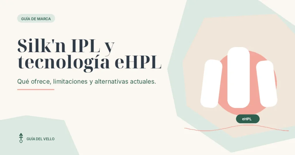 Dispositivos IPL genéricos junto a una referencia visual a la tecnología eHPL